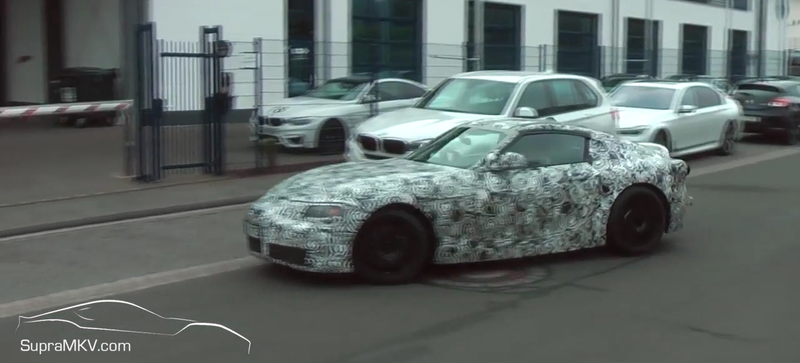 Illustration for article titled Here's The First Video Of The Next Toyota Supra In Action